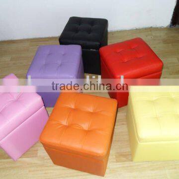 fashionable storage square chair