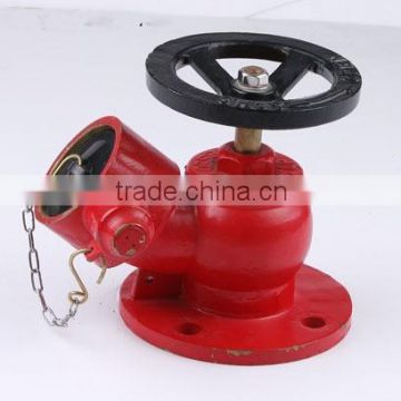 Fire fight products 2.5'' (65mm )1.5"(40mm ) Flange Type Fire Hydrant Brass Landing Valve