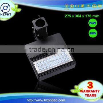 DLC UL CUL listed led shoebox light, led parking lot light retrofit 100w