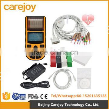 CE & FDA approved Digital 1-channel Handheld Electrocardiograph ECG EKG machine with low price