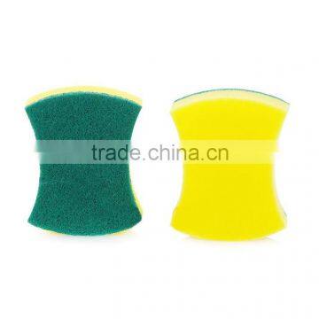 Magic Colorful Kitchen Cleaning Sponge With Souring Pad