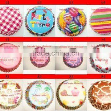 Top quality cupcake baking liner paper baking cases fancy paper cupcake liners