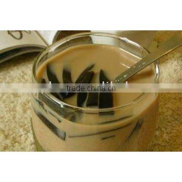 grass jelly for bubble tea, herbal jelly