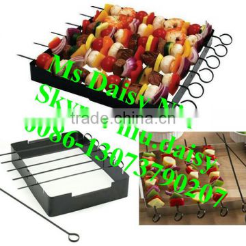 circle type BBQ kebab skewers/BBQ skewer stand/BBQ kabob rack