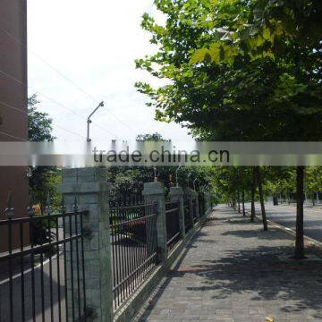Perimeter electric security fence energizer for residential use