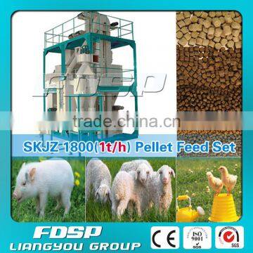 small capacity home made feed mill plant