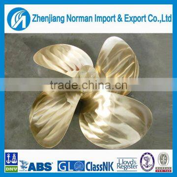 China 4 blade type marine ship/boat bronze propeller