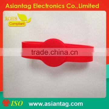 13.56MHZ iso14443a rfid wristband rubber
