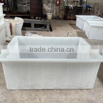 Food grade PE rectangular plastic tub