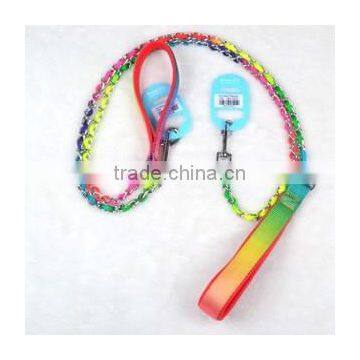 2015 Top Sale Colorful Glowing Dog Collars With Leashes photo-2