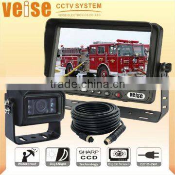 Camera monitor systems on vehicles for fire department vehicels