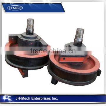 OEM disk forging bridge cranes wheels