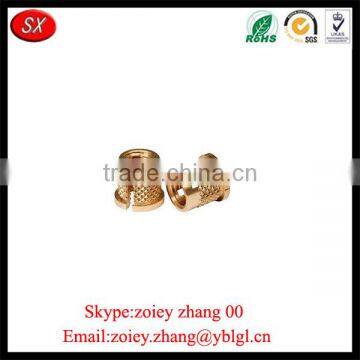 OEM & ODM Brass Inserts Slotted Coarse Threaded Insert photo-4