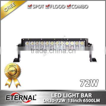 72W tractor truck trailer harvester machinery heavy duty construction vehicles high power working led light bar