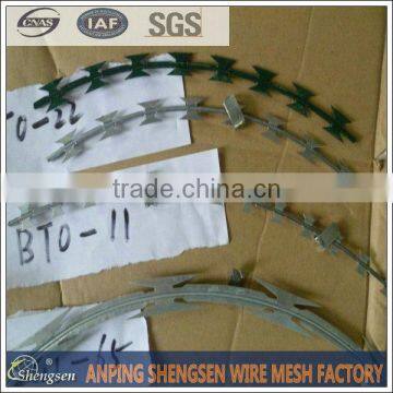 anping cheap galvanized razor barbed wire