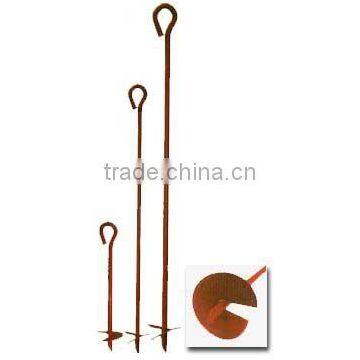 Q235 Galvanized Earth Screw Anchor