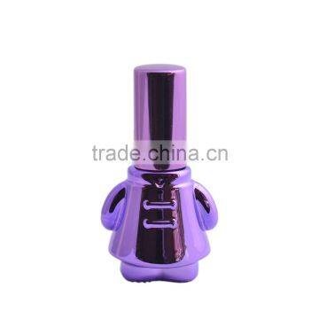 Special Shaped UV Gel Colored Empty Mini Aluminum Atomizer Refill Glass Perfume Spray Bottle photo-3