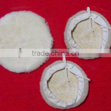 Lambskin Polishing Bonnet/wool polishing bonnet/sheep wool pad