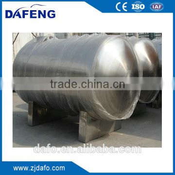 Sanitary stainless steel storage tank