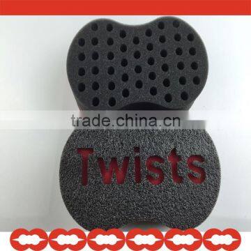 TOP US!!! Hair twist sponge brush locs/mans curve hair brush