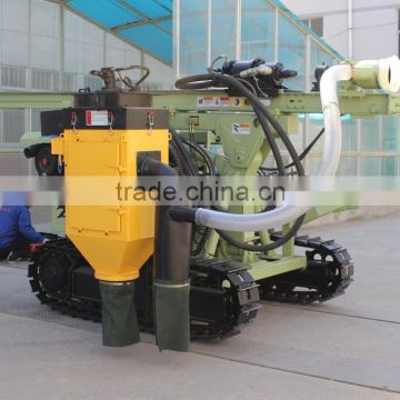 crawler blasting hole DTH drilling rig with dust collector Z115Y