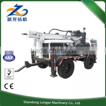 Longye 260 m SLY510 depth light weight flexible construction engineering water well drilling rig