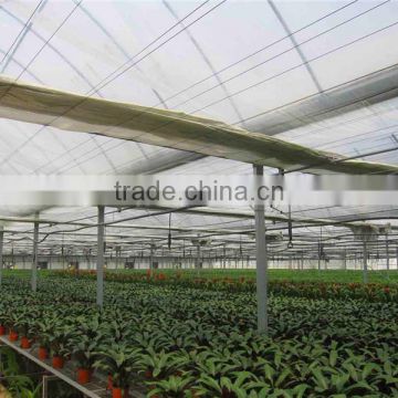 Large greenhouse with PE film covering for planting