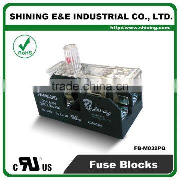 FB-M032PQ UL Approved Equal To Bussmann 30A 2 Pole Porcelain Fuse Holder