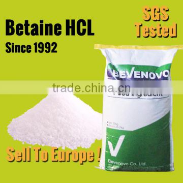 Offer Animal Feed Additives Betaine Hydrochloride 98% For Poultry Fish Livestock