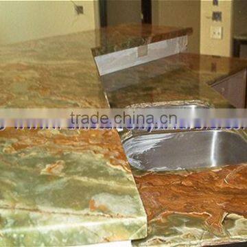 Hot Sale Popular MULTI GREEN ONYX COUNTERTOPS photo-3