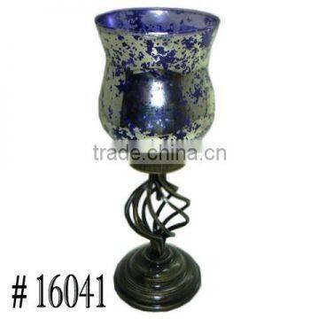 Decorative Glass Metal Hurricane photo-4