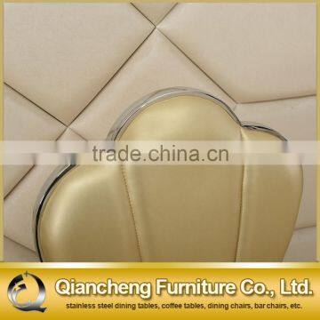 Hotel Chair Dining Chair With Golden PU Cover photo-4