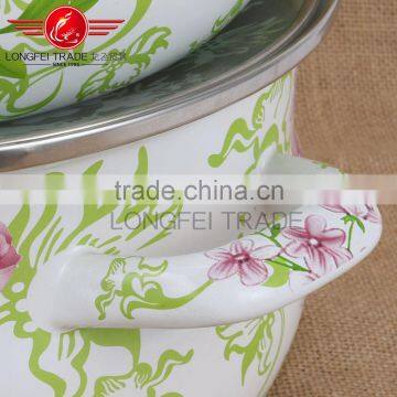 Quality First Kitchenware 3pcs New Enamel Lid Enamel Casserole Set Wholesale photo-6