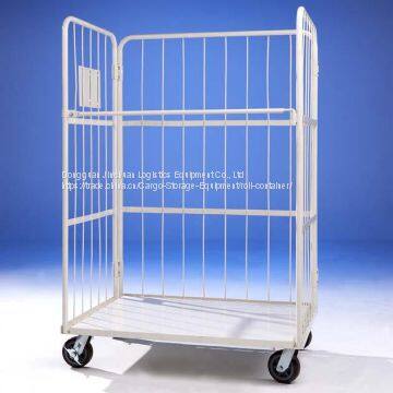 Heavy Duty Folding Roll Cage Container Warehouse Roll Container