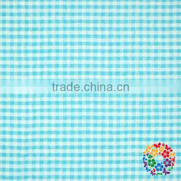Polyester Cotton Gingham Check Seersucker Fabric for Women's Shirt photo-6