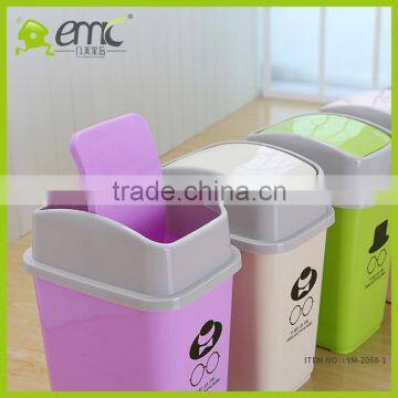 Wholsale pp Plastic Trash Can Home Waste Bins With Lids photo-2