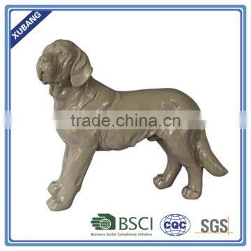 Fashion Poly Resin Right Hand Side Standing Dog Decor Figurine photo-3