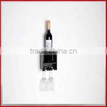 Wine bottle display rack
