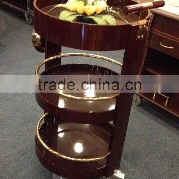 Japanese Style Wooden Wine and Liquor Trolley for Restaurant C-46 photo-2