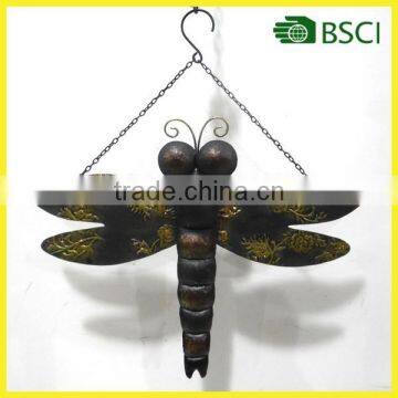 Outdoor garden series metal dragonfly garden decoration