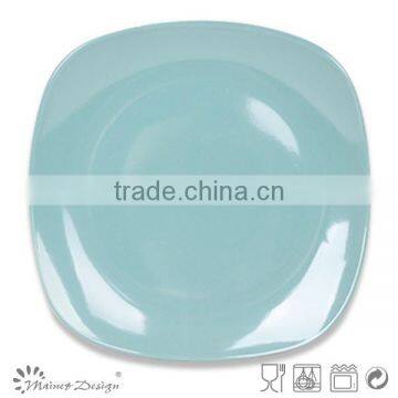 20pcs Newest High Quality Light Blue Ceramic Stoneware Square Dinnerware Set photo-4