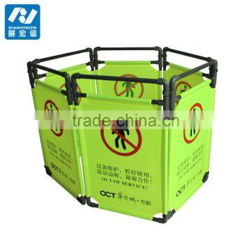 pvc elevator maintenance barriers,elevator plastic safety barriers at work