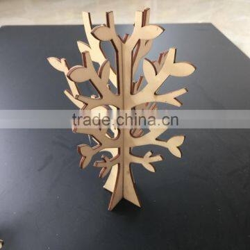 Creative Hollow Carving Christmas Wooden Christmas Tree For Decoration photo-6
