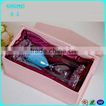 KM-CP07 New Design Beautiful Crystal Hourglass & Crystal Sand Timer photo-4