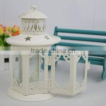 Outdoor Decorative House Style OEM Metal Lantern Candle Holders photo-5