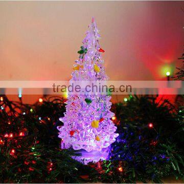 Craft Plastic Acrylic New Popular Christmas Tree Led Lighting Decoration photo-4