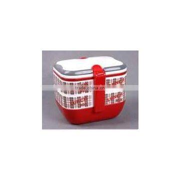 Portable Three Layers Rectangular Lunch Box With Lock photo-2