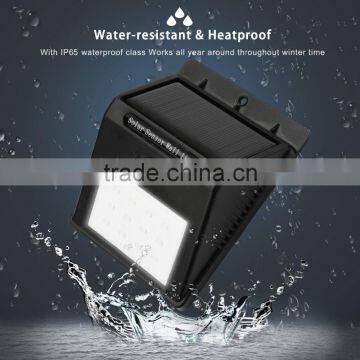 High Quality 16 Led Solar Outdoor Light Panel Powered Lamp photo-5