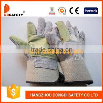 DDSAFETY Hot Sale Cheap Double Leather Glove Guante De Trabajo