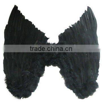 719095 BLACK ANGEL FEATHER WING